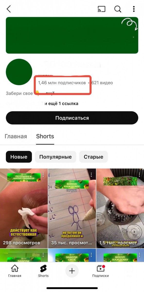 реальные подписчики ютуба