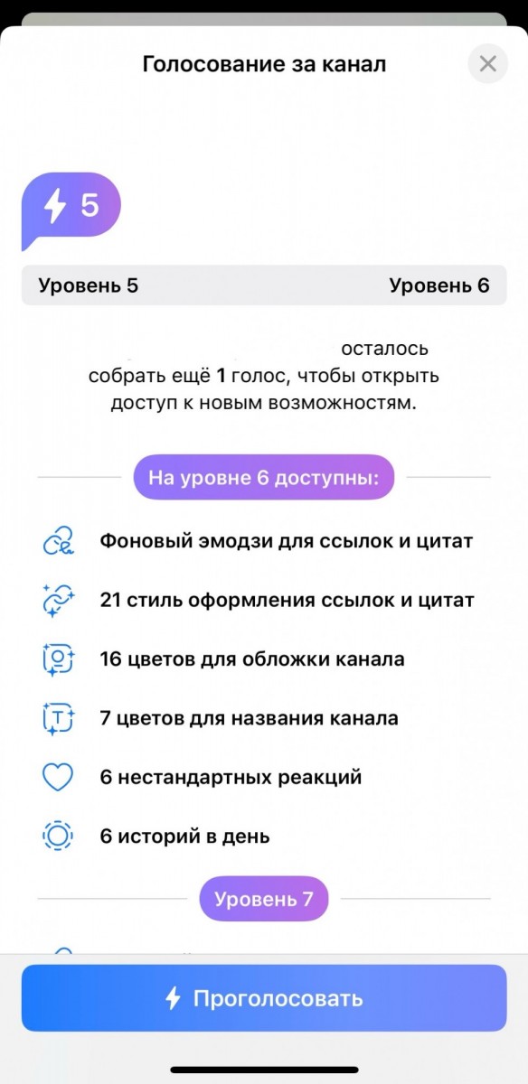 100 boost в телеграмме