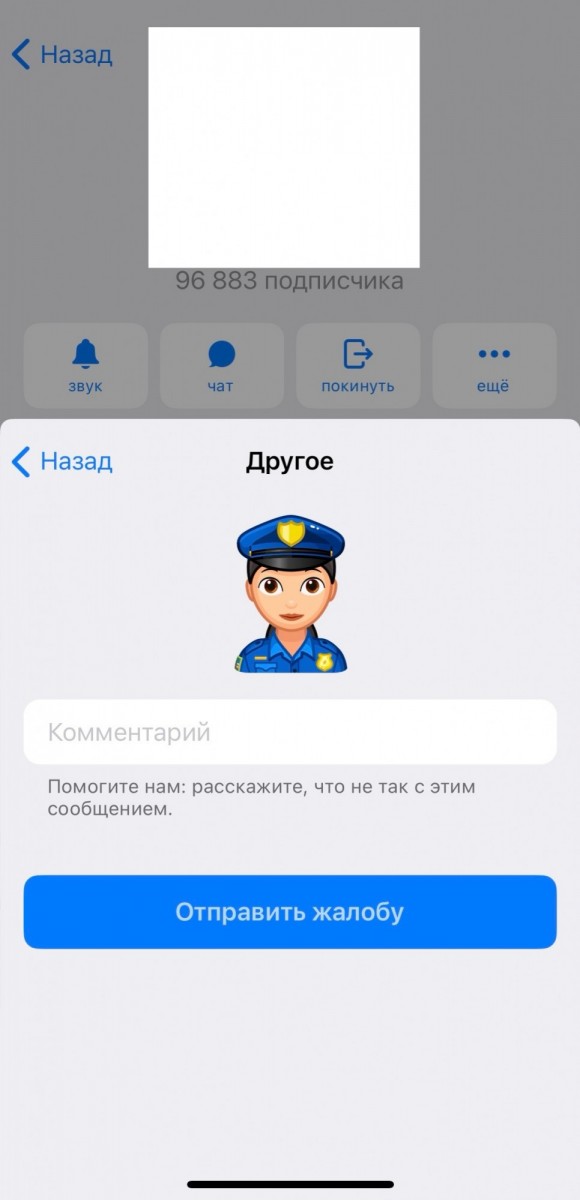 накрутить жалобы в тг