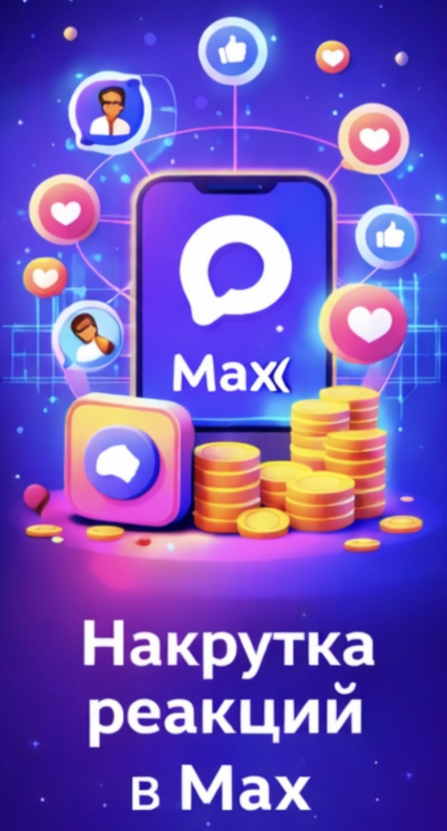 накрутка реакций max накрутка реакций max
